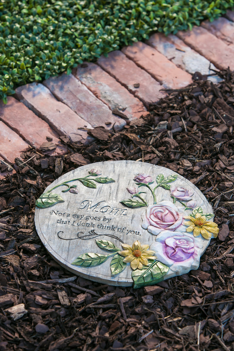 Evergreen Garden Stone,Wishgivers Garden Stone, Not a Day Goes By,12x0.5x12 Inches