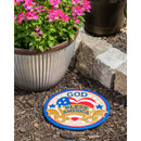10" Garden Stone, God Bless America,84g3314
