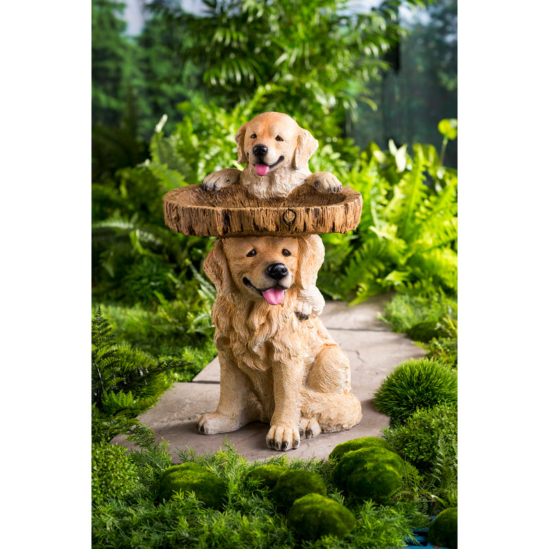 Playful Puppies Birdbath,84g3424