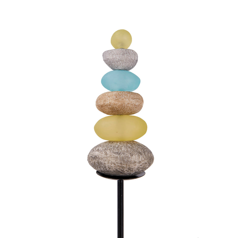 Zen Stacked Garden Stake, 3 ASST,84g3834