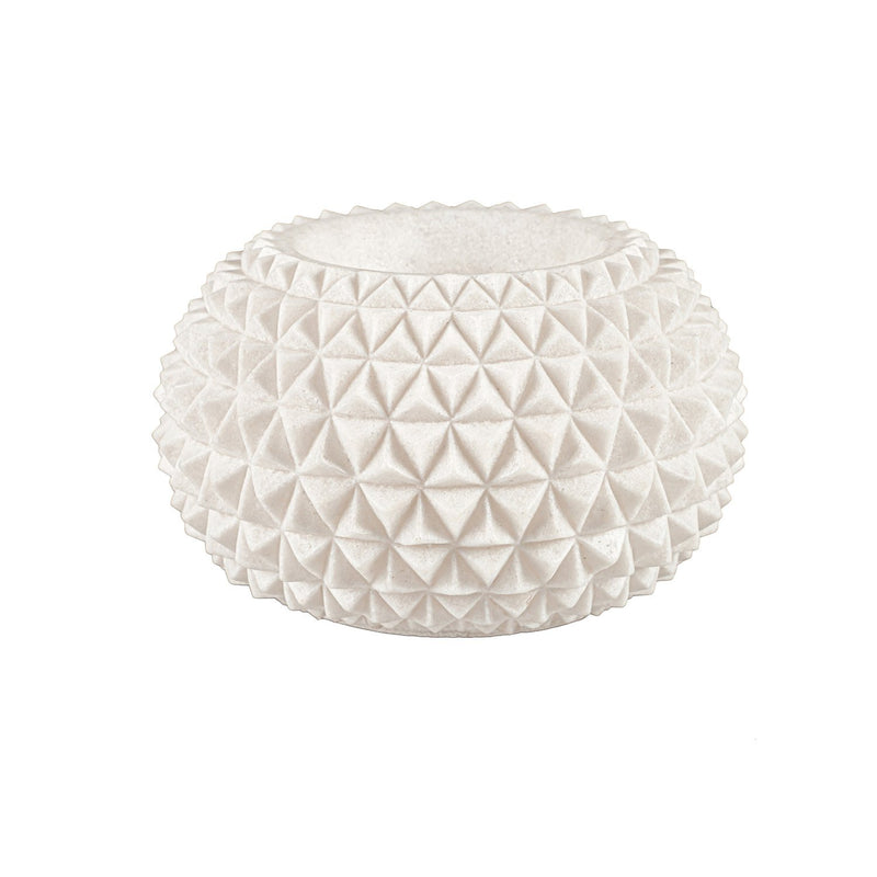 Lighted Diamond Shell Vase, 10.6"x10.6"x6.48"inches