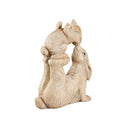 21.5"H Mother Holding Baby Rabbit Garden Statuary, 17.32"x7.87"x21.5"inches