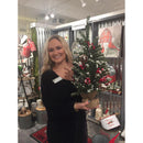 24'' Snow and Berry Covered Tree Table Decor,8flp131