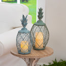 Pineapple Metal Lantern, Set of 2,8lag136