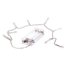 Glass Mason Jar w/String Lights, Americana,8led033