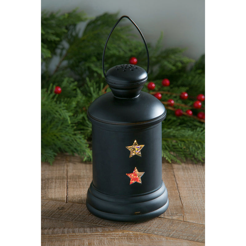 LED Acrylic Lantern Winter Scene Table Decor, 2 Asst,8led362