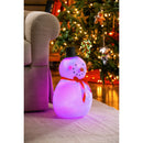 17'' Tall LED Acrylic Table Decor, Snowman,8led363