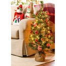 36'' LED Plug in Holiday Tree with 50 lights Table Decor,8led388