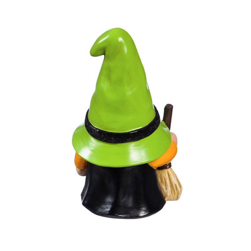 Resin LED Color Changing Halloween Gnome Tabletop Decor, 2 Asst,8led540