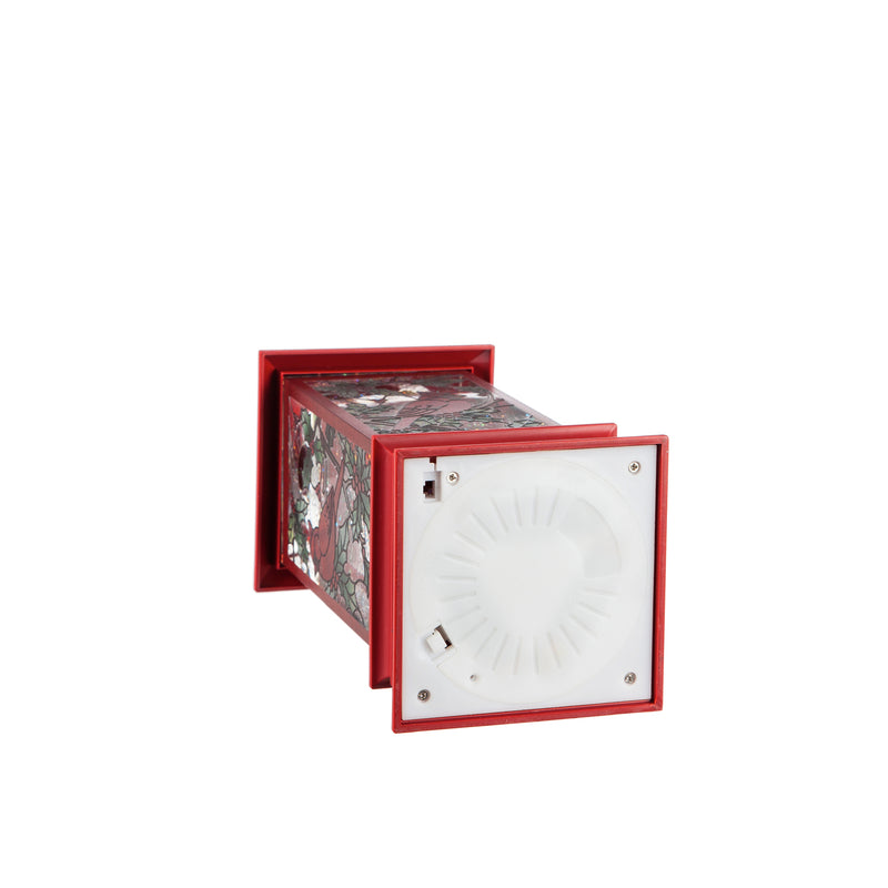 10.5" LED Spinning Water Cardinal Tabletop Décor,8led543