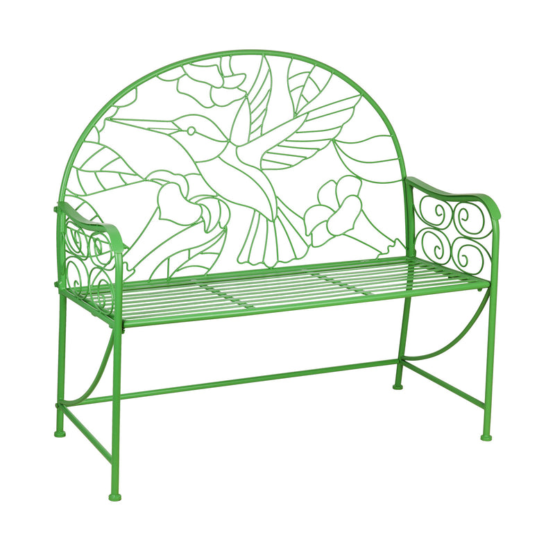 Hummingbird Metal Garden Bench,8mb135