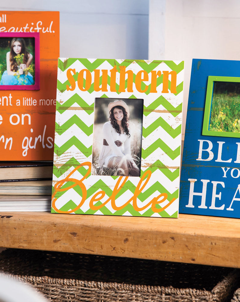 Wooden 4x6 Picture Frame, Southern Belle,8pfw091