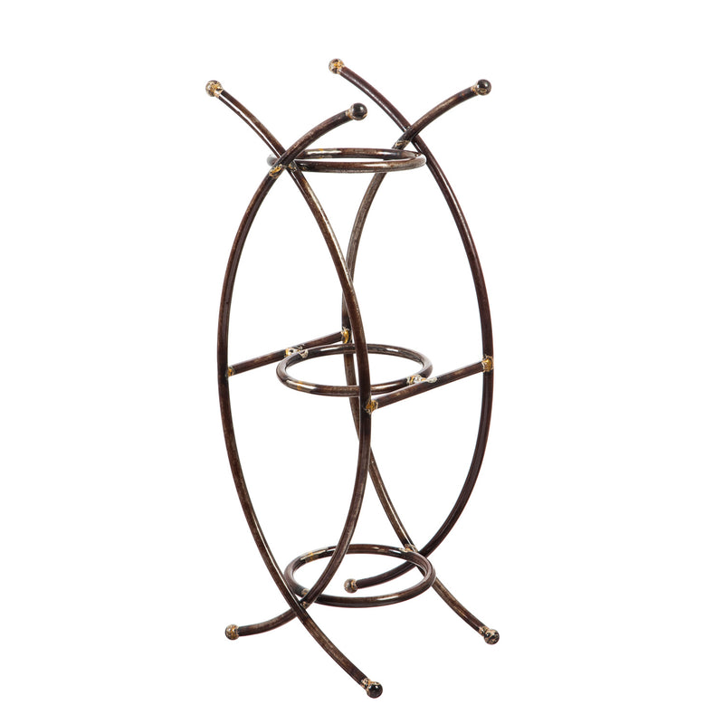 Metal 3 Pot Planter with Stand,8pmtl186