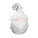 Terracotta Santa and Snowman with Crackle Effect Tabletop Decor, 2 Asst,8tac087