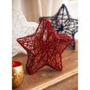Metal Star Table Decor, 3 Asst: Red, Blue, White,8tam350