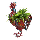 Metal Rooster Planter,8tam4862