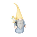 Gnome with Flower Stems Table Decor, 2 Asst,8tan114