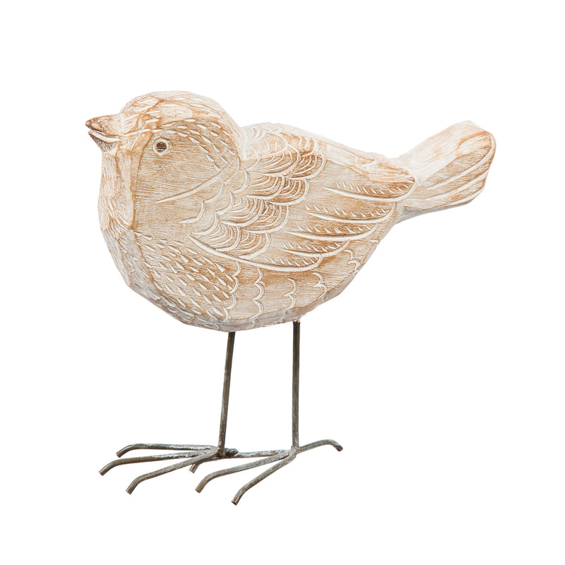 Resin Bird Table Decor, 2 Asst,8tar446