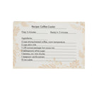 Recipe Tin with Recipe Cards and Ceramic Cups, Watercolor Boho,p18616350