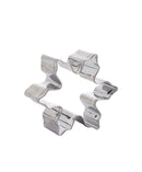 Silicone Baking Mat with Recipe Card and Cookie Cutter, Snowflake,p2159002