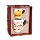 Mommy and Me Ceramic Cup Gift Set, 17 oz. & 7 oz,  Morning Pumpkin/Mommy's Pumpkin,p2995016