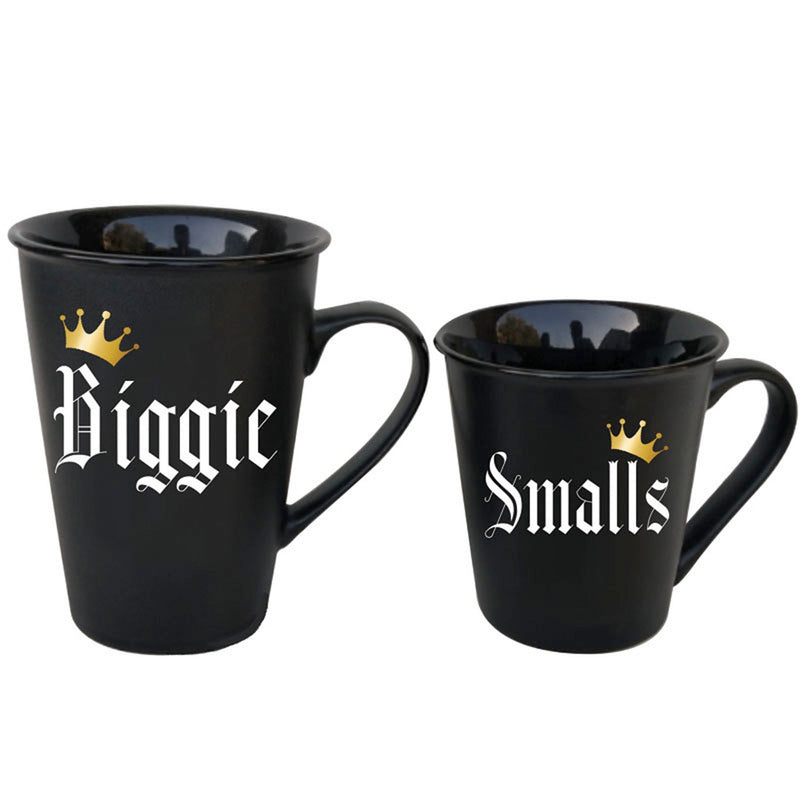 Mommy and Me Ceramic Cup Gift Set, 16 OZ and 8 OZ, Biggie/Smalls,p2995018