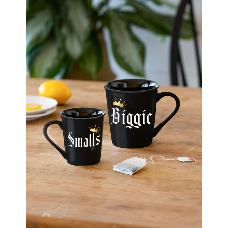 Mommy and Me Ceramic Cup Gift Set, 16 OZ and 8 OZ, Biggie/Smalls,p2995018
