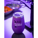 Double Wall Vacuum Wine Tumbler Gift Set, Set of 2, 12 OZ, Good Witch/Bad Witch,p3755004