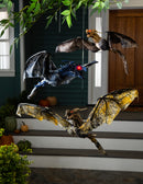 Animated Dragon with Lights and Sounds Hanging Decor,phb058