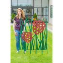 Colored Metal Panel Stakes, Ladybug,q56120