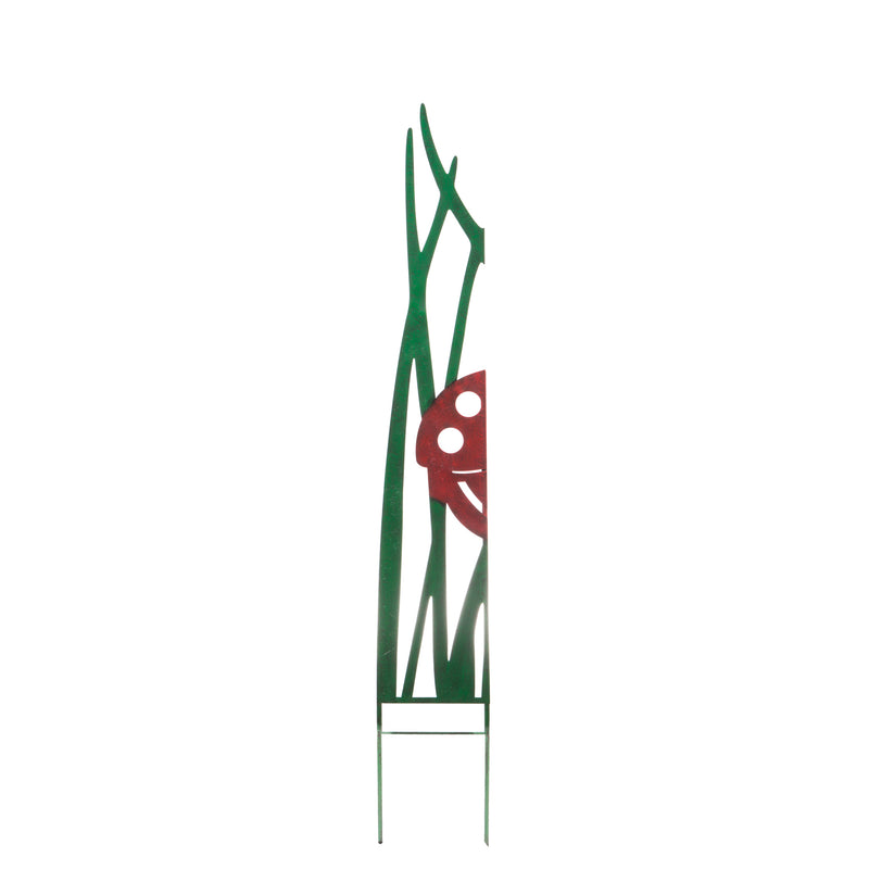 Colored Metal Panel Stakes, Ladybug,q56120