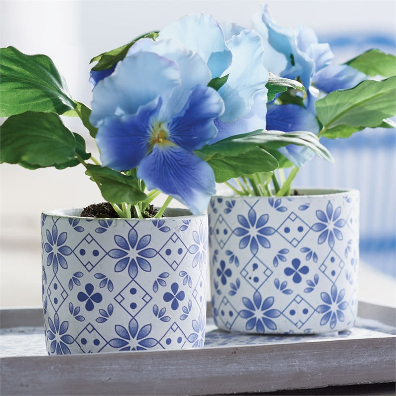 Napa Home Garden, GRANADA MINI CACHEPOT,sf209bl